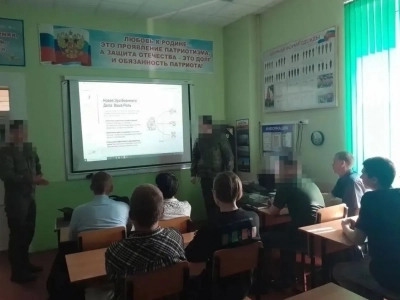 АГИТАЦИОННАЯ РАБОТА: ВСТРЕЧА С ПРЕДСТАВИТЕЛЕМ ВОЕНКОМАТА