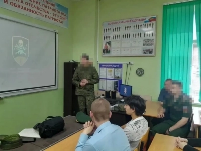 АГИТАЦИОННАЯ РАБОТА: ВСТРЕЧА С ПРЕДСТАВИТЕЛЕМ ВОЕНКОМАТА